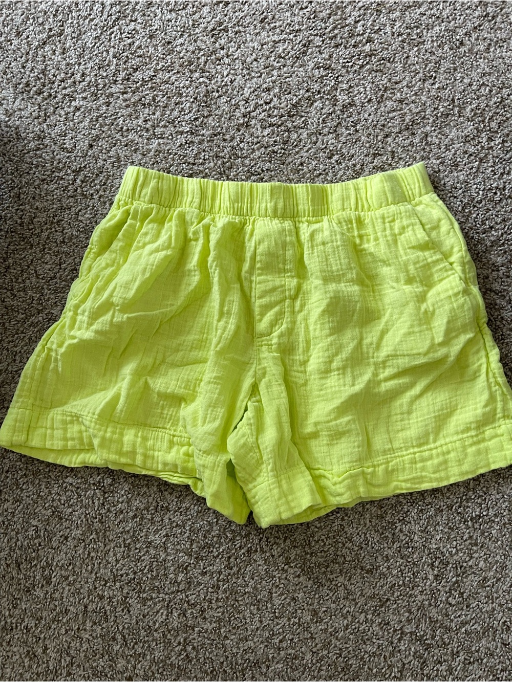 GAP Neon Yellow Lightweight Women’s Shorts